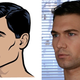 Illustration for article titled Meet the real people who loaned their faces to emArcher/ems goofy spies